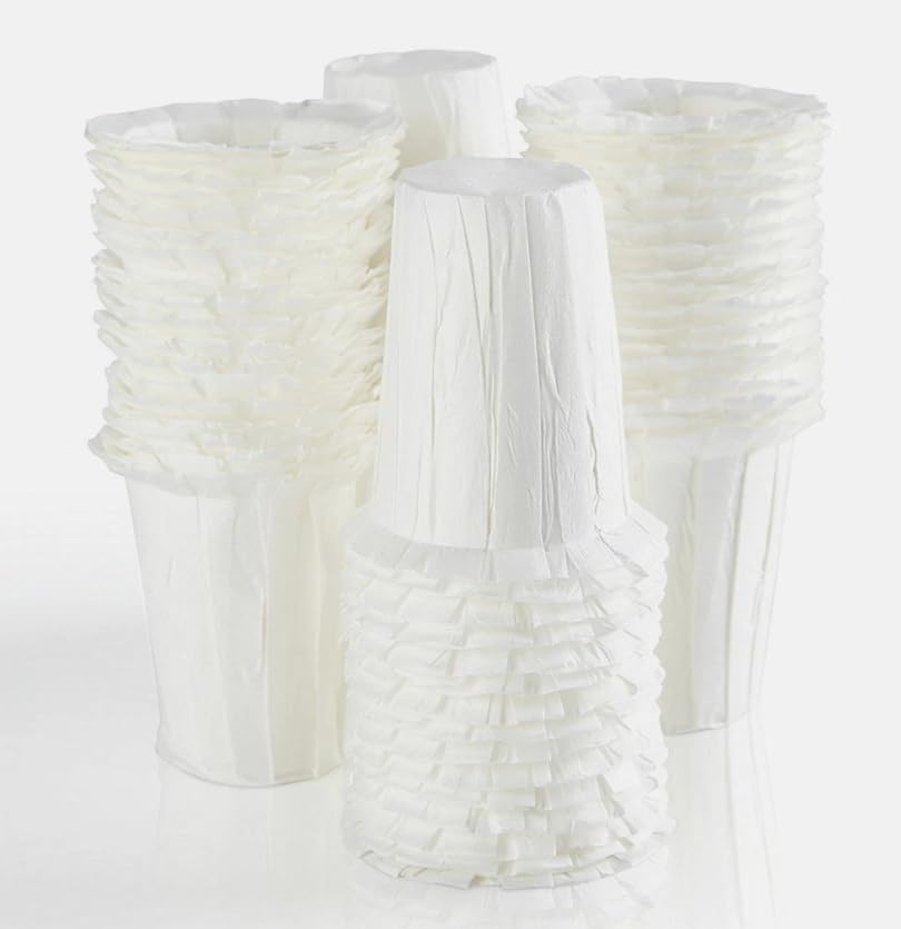100x Disposable Filters Paper K-Carafe Cups 2.0 Large Pod Compatible