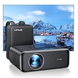 [Auto Focus/4K Support] Projector with WiFi 6 and Bluetooth 5.2, Native 1080P Outdoor Movie Projector, WiMiUS P62 Auto 6D Keystone & 50% Zoom, Smart Home Projector for iOS/Android/TV Stick