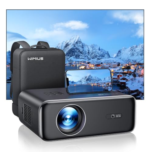 [Auto Focus/4K Support] Projector with WiFi 6 and Bluetooth 5.2,