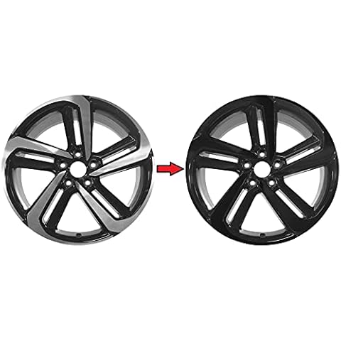 SlickMod Chrome Delete Blackout Vinyl Overlay for 2018 2021 Honda Accord Sedan 19 Sport Wheel Rims 1. Gloss Black Cover