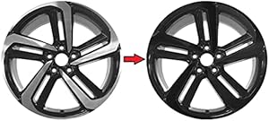 SlickMod Chrome Delete Blackout Vinyl Overlay for 2018 2021 Honda Accord Sedan 19 Sport Wheel Rims 1. Gloss Black