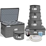 punemi China Storage Containers, 6-Piece Hard Shell Set for Moving Boxes