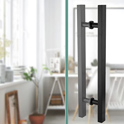 Poignée de porte coulissante noire et argent de 60 cm ZXQUEGF