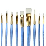 Assorted Synthetic Paintbrush Set by Artist's Loft, Acrylic & Multi-Purpose, 10 Count