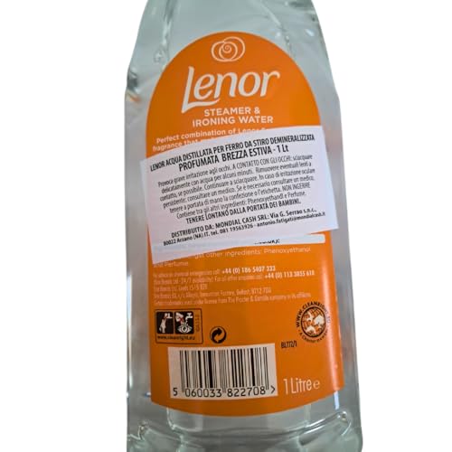 ماء لينور لكي الملابس برائحة نسيم الصيف، 1 لتر