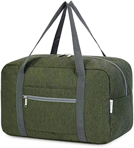 for Ryanair Airlines Cabin Bag 40x20x25 Underseat Foldable Travel Duffel Bag Holdall Tote Carry on Hand Luggage Overnight for Women and Men 20L (Black)