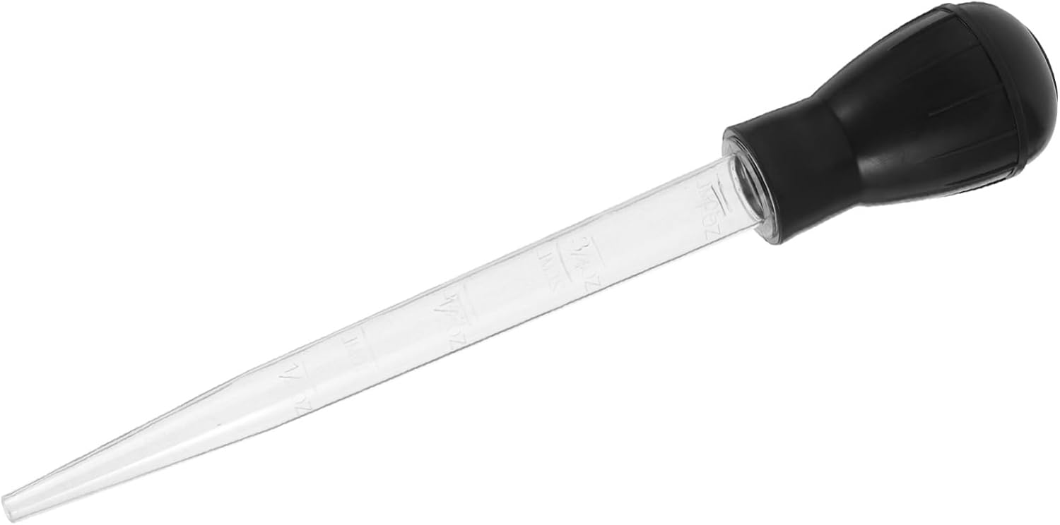 Zerodeko Meat Injector for Cooking and Grilling Reusable Marinade Baster Tool for Turkey Chicken and Steak and Convenient Bbq Accessory