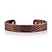 Reevaria Heavyweight Large Copper Celtic Magnetic Cuff Bracelet for Men, with 10 Magnets