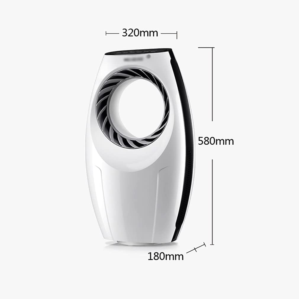 90° Wide Oscillating Fans Tower Oscillating Movement 3 Speed Setting Remote Control Quiet Bladeless Fan Space Saving