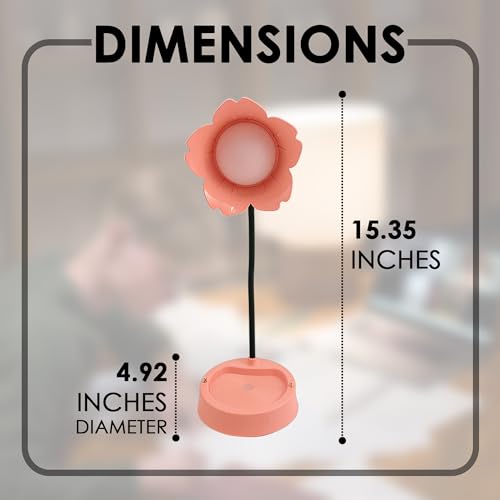 Primordial Hub FRW6465215 15'' Cherry Blossom Flower Lamp: Rechargeable Wireless Led Desk Lamp thumb #4