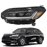 LED DRL Headlight Assembly for 2023 2024 2025 Honda HR-V HRV Driver Left Side 331503W0A02 33150-3W0-A02 Headlamp