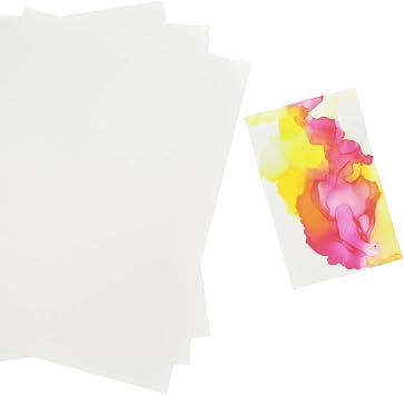 Craftelier - Yupo A4 Paper | Non-Porous Synthetic Paper for Alcohol-Based Inks | Smooth Surface, Easy to Cut or Die-Cut | 10 Sheets 250 g/m2 | 29,7 x 21 cm 11.69"x8.27"