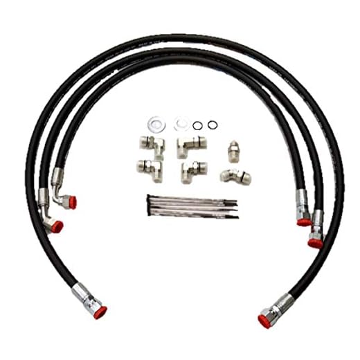 (06-10) Duramax Transmission Lines/Hoses HEAVY-DUTY upgrade- Chevy GMC 6.6L LLY/LBZ/LMM - Allison Transmission Cooler Lines