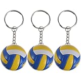 SUPVOX Lot de 3 Porte-Clés Volley-Ball aux Trois Couleurs Pendentifs Réalistes pour Sac ...