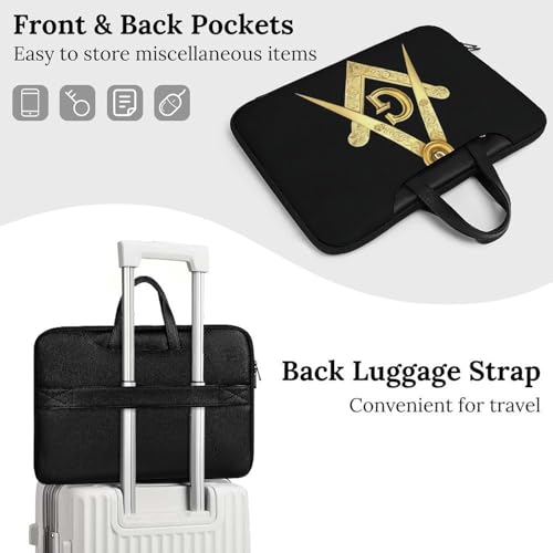 Bolso messenger para laptop unisex con correa ajustable miniatura 4