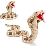 MaoGoLan King Cobra Stuffed Animal Realistic Snake Plush Toy for Kids