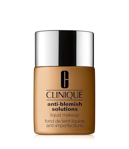 Clinique Anti-Blemish Solutions Liquid Foundation Makeup With Salicylic Acid For Dry Combination To Oily Skin Types | Medium Coverage, Natural Matte Finish, 30ml