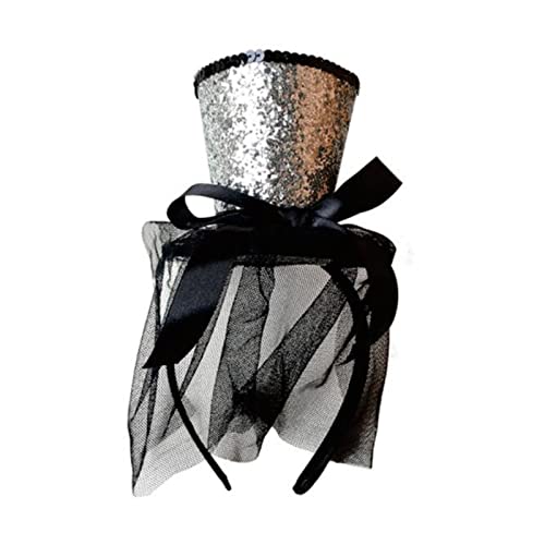 Celebration Top Hat Decor Shape Hair Hoop Live Broadcast Hair Holder Christmas Party Costume Headwear for All Headband