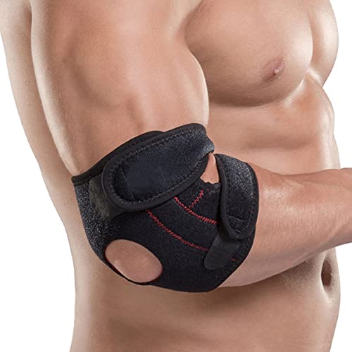 Ellenbogenbandage Ellbogenschützer Protektor tennisarm Bandage MMA Ellenbogenschoner Gepolstert fur Sport, Gym, Kraftsport etc Herren & Damen