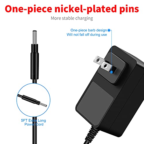MEROM MC2805A Charger Compatible with Eureka RapidClean Pro Stylus Lightweight Cordless Vacuum Cleaner NEC182 NEC185 NEC186 NEW400 Power Cord Adapter Replace MC2805A Charger - Thumbnail 2
