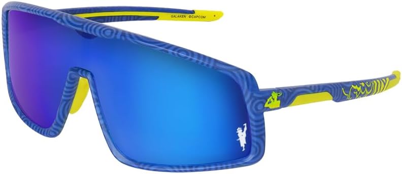 Galaken Chun-Li Street Fighter 6 Sunglasses Capcom Officially Licensed - Includes Glasses, Pouch, Display & Mirror