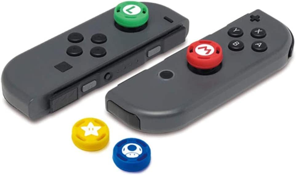 4PCS New Colorful Silicone Anti-Slip Thumb Grip Stick Cover Joystick Caps for NX NS Switch Joy-Con Controller #1. — 사진 4