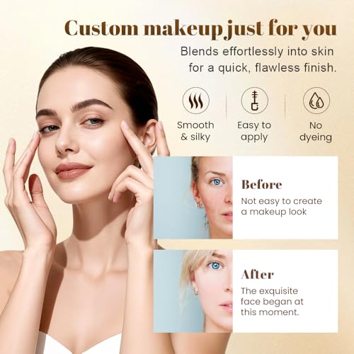 YAWOTA Skye Color Changing Foundation, Self-Adjusting Liquid Formula with Hydrating Finish, Natural Coverage for All Skin Tones, Great for Daily Wear and Sensitive Skin, 1.0 Fl Oz Bottle - Thumbnail 4