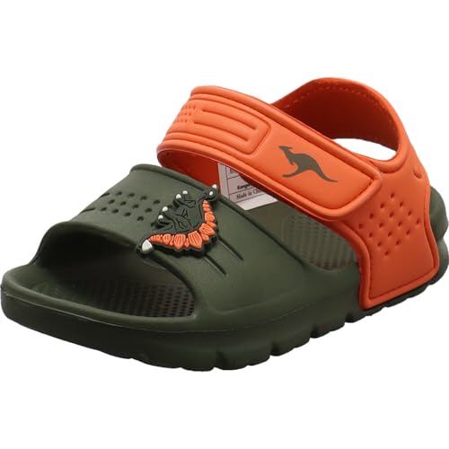KangaROOS Jungen Kangaswim Ii Sandale, Military Green Flame, 27...