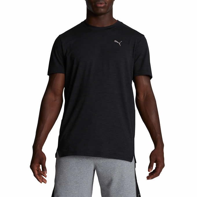 PUMA Everyday Tee for Men : T-shirt manches courtes running mode mode homme style sportif noir