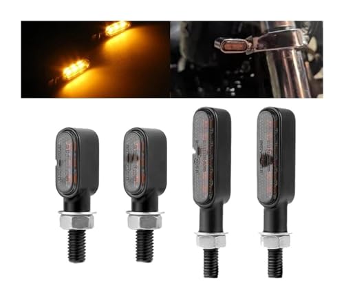 X PSBLTY Feu arrière de moto Feu arrière de freinage Pour Ducati Pour Diavel Pour Panigale v4 848 1098 Pour Mini feux clignotants 8 mm pour moto 12 V – vue 3
