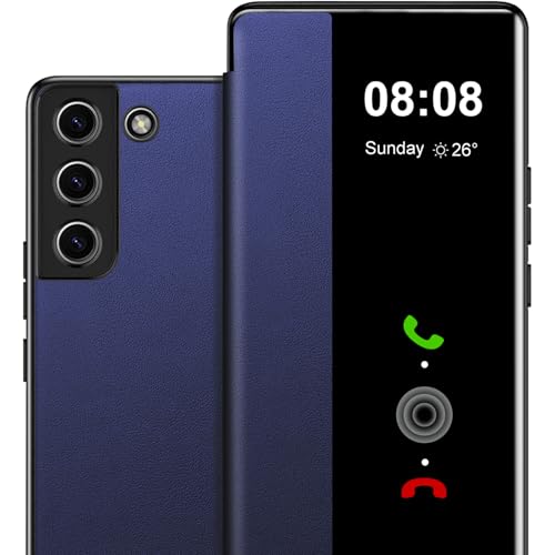 Étui à rabat Samsung S22 bleu idéal pour vos déplacements professionnels