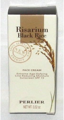 Perlier Risarium Black Rice Face Cream Extreme Age-Defying Line-Reducing Moisture Sunscreen SPF 15, .52 oz. by Perlier Milano