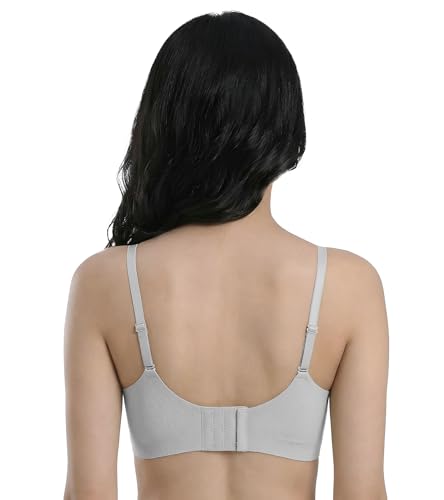 Image of DClub Wireless Bras for Women No Underwire Seamless Push Up Full Coverage Everyday Bra Comfortable Supportive Tshirt Bralette