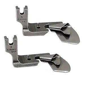 Jasol 2 Piece Industrial Curved Scroll Hemmer Foot 3/16