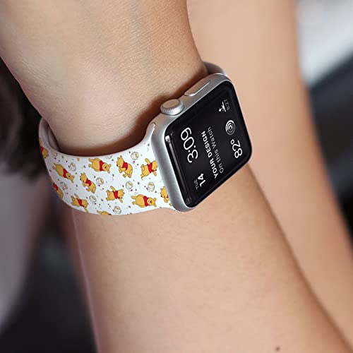 Cartoon Band Compatible with Apple Watch 38mm/40mm/41mm/42mm/44mm/45mm/46mm, Cute Bands Replacement for Apple Watch Series 10 9 8 7 6 5 4 3 SE2, Silicone iWatch Band for Women Men by AXCOFYER7 - Used condition - Image 4