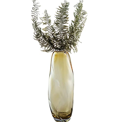 Vase art déco transparent en verre pour composition florale de table - 2
