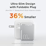 100W GaN USB Charger Block, 3-Port Slim Fast Wall Charger, Silver - Image 5