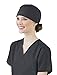 WonderWink Men's Wonderwork Unisex Scrub Cap, Pewter, One Size