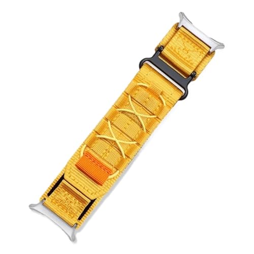 [SLFJEYTX] 1�� �X�}�[�g�E�H�b�`�X�g���b�v �����Y ���f�B�[�X Galaxy Ultra 47mm �X�|�[�c���X�g�o���h �\�t�g���[�v �E�H�b�`�o���h�A�N�Z�T���[�p�u���X���b�g(Yellow-Silver,L length 140mm-170m