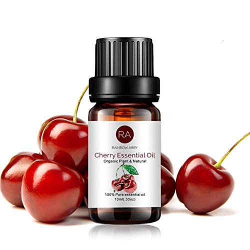 Cherry Essential Oil 100% Pure Grade Aroma Oil for Perfume, Diffuser, Soaps, Candles, Massage, Lotions, and More - 10ml/0.33oz