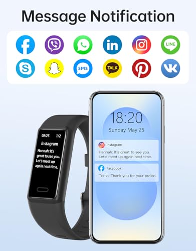 Fitness Tracker Watch, Activity Monitor with Heart Rate, Sleep Tracking, Calorie Counter, IP68 Waterproof, Pedometer — view 4