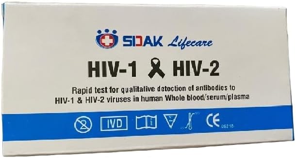 WEBMEDIA 3Rd Generation Hiv Test Kit | 10 HIV Test Device, User Manual, 10 Buffer, 10 Pipette