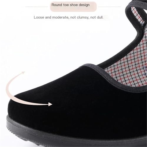 Ladies Flat Heel Shoes Versatile Chic Slip On Flats Mary Janes2