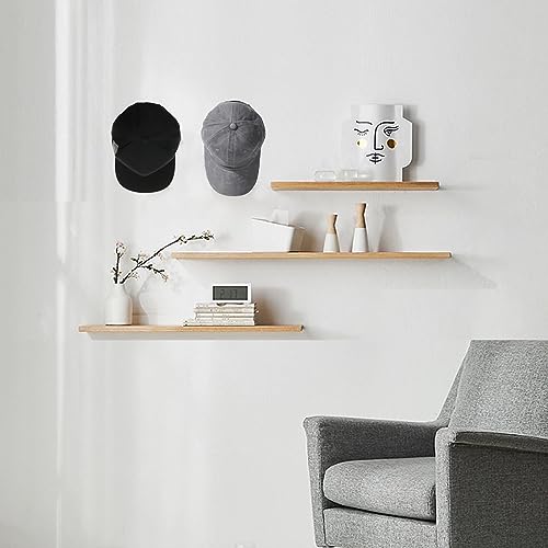 16Stück Selbstklebende Hut-Organizer Huthaken,Cap Halterung Wand,Hut-Halter Hutständer Haken,Kappenhaken für die Wandmontage Hutaufbewahrung Huthalter Für Baseball Kappe Kleiderbügel Veranstalter-Weiß