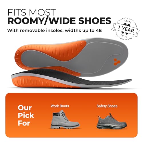 Image of Protalus M-100 Elite - Patented Stress Relief Insoles for Boots, Big Heel Cup to Better Distribute Weight, Relieve Plantar Fasciitis, Morton's Neuroma, Alignment Improving Boot Insoles, Men's 5.5