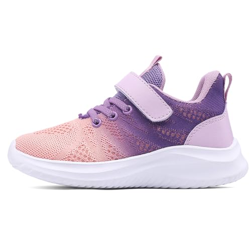 FLIOZY Kids Athletic Sport Sneakers Boys Girls Running Sports Shoes, Breathable Non-Slip Lightweight Impact Toe Sneakers for Little Kid/Big Kid2