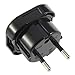 Produktbild Goldyqin Tragbare Universal Travel UK zu EU AC Power Travel Wand Netzstecker Adapter Sockel Konverter 10A / 16A 240V Schwarz