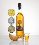 Meloncello Dolce Cilento 700ml – Liqueur de Melon Italien 25% – Liqueur Artisanale du Cilento – Saveur Melon Cantaloup – Digestif Premium