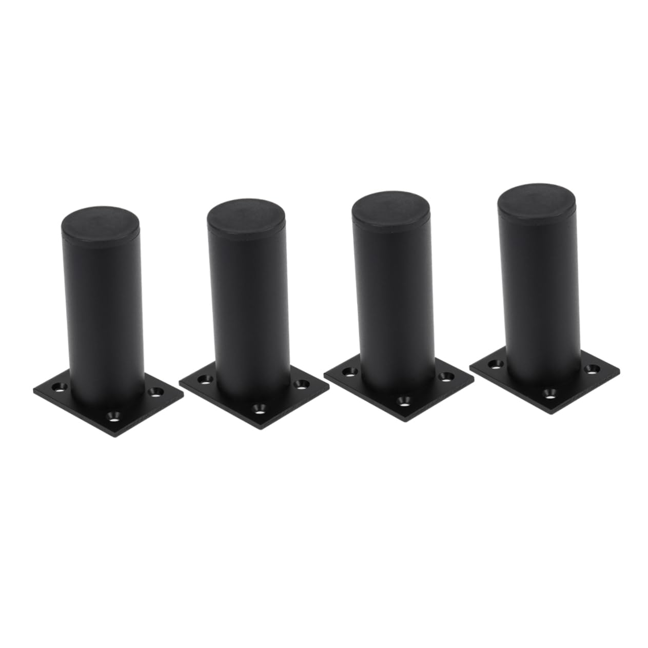 Patas para muebles negro regulable UKCOCO solucion para nivelar mesas de centro y sofas cojos