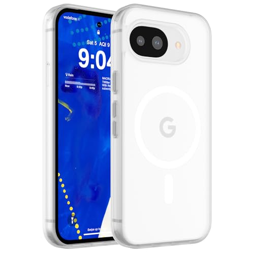 Image of WRJ Magnetic Case for Google Pixel 10a 6.3-Inch, Frosted Clear